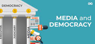How important is it for the media to hold the government accountable in a democracy?