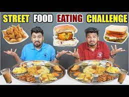 Have you ever participated in a local street food eating competition?